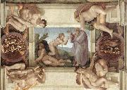 Michelangelo Buonarroti Creation of Eve France oil painting artist